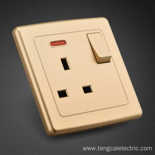 New Electrical Wall Light Switch Socket 13A socket